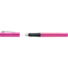 Faber-Castell 140914 Grip 2010 M Fountain Pen - Pink/Orange
