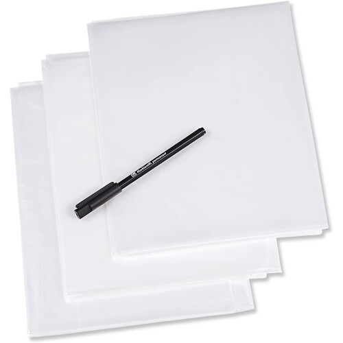 Prym Prym Plastic tracing Sheets, 23 x 15.5 x 0.6 cm 2