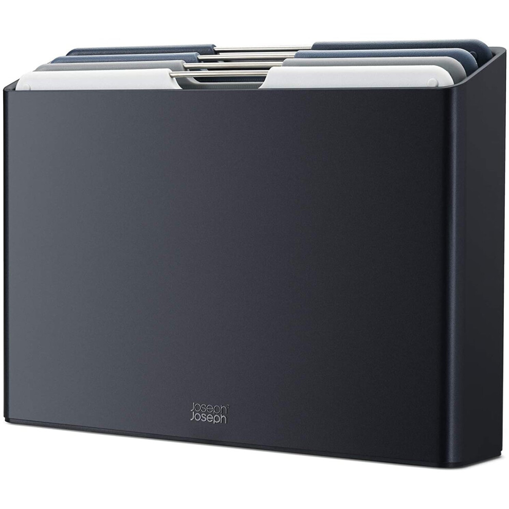 Joseph Joseph 60184 Folio 4-Piece Chopping Board Set, Large - Graphite
