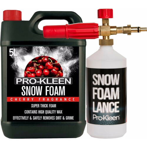 Pro-Kleen (Cherry) ProKleen Snow Foam Car Shampoo & Nilfisk Lance Kit