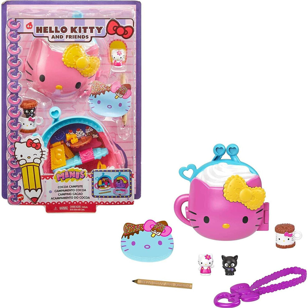 Mattel Hello Kitty Sanrio Gvb29 Hello Kitty And Friends Minis Cocoa Camp