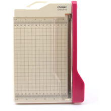 Vaessen Creative Guillotine Paper Cutter, White/Pink, 6 x 8.5 inches