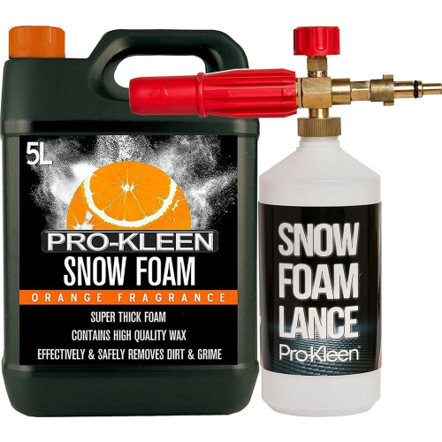 Pro-Kleen (Orange) ProKleen Snow Foam Car Shampoo & Nilfisk Lance Kit