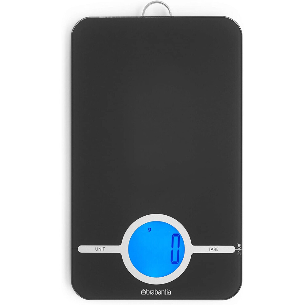 Brabantia 122644 Tasty+ Digital Kitchen Scales, Dark/Grey