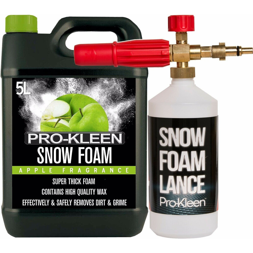 (Apple) ProKleen Snow Foam Car Shampoo & Nilfisk Lance Kit