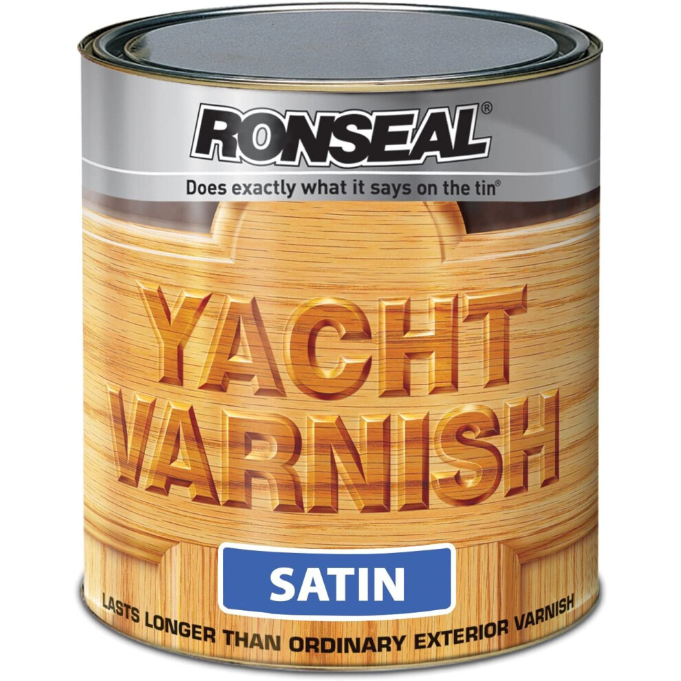 Ronseal YVS1L 1L Exterior Yacht Varnish Satin