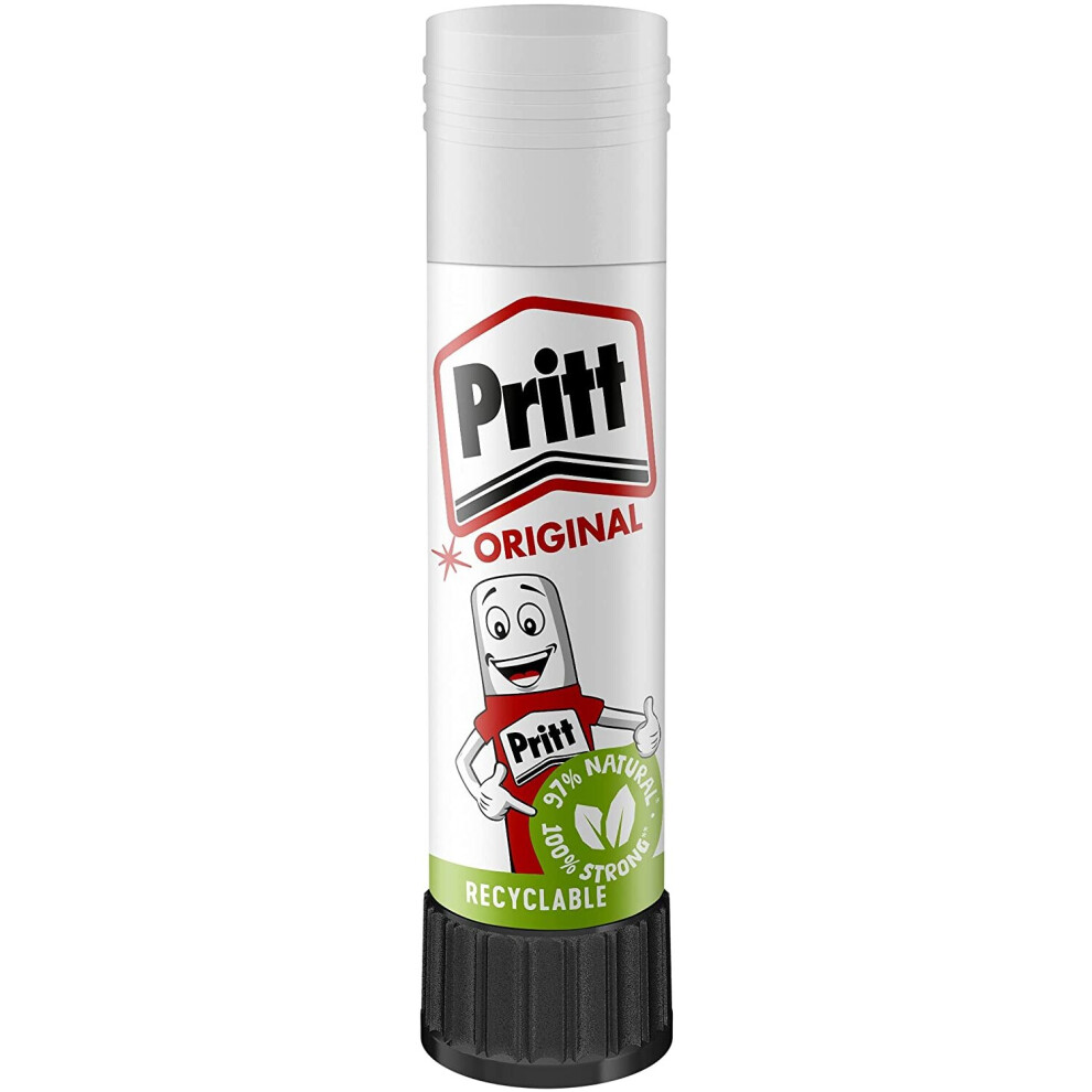 Pritt Glue Stick, Safe & Child-Friendly Craft Glue for Arts & Crafts Activities, Strong-Hold adhesive for School & Office Supplies, 1x11g Pritt Stick