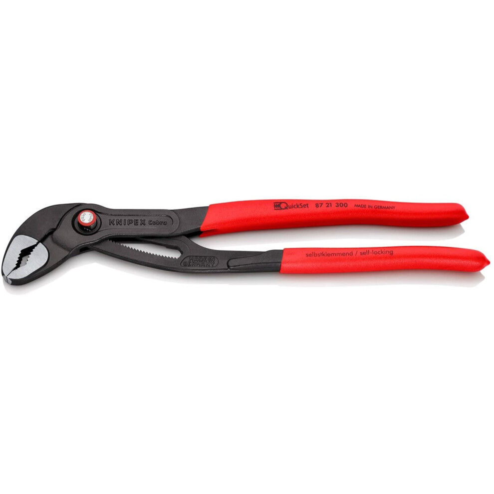 KNIPEX Cobra QuickSet Hightech Water Pump Pliers (300 mm) 87 21 300