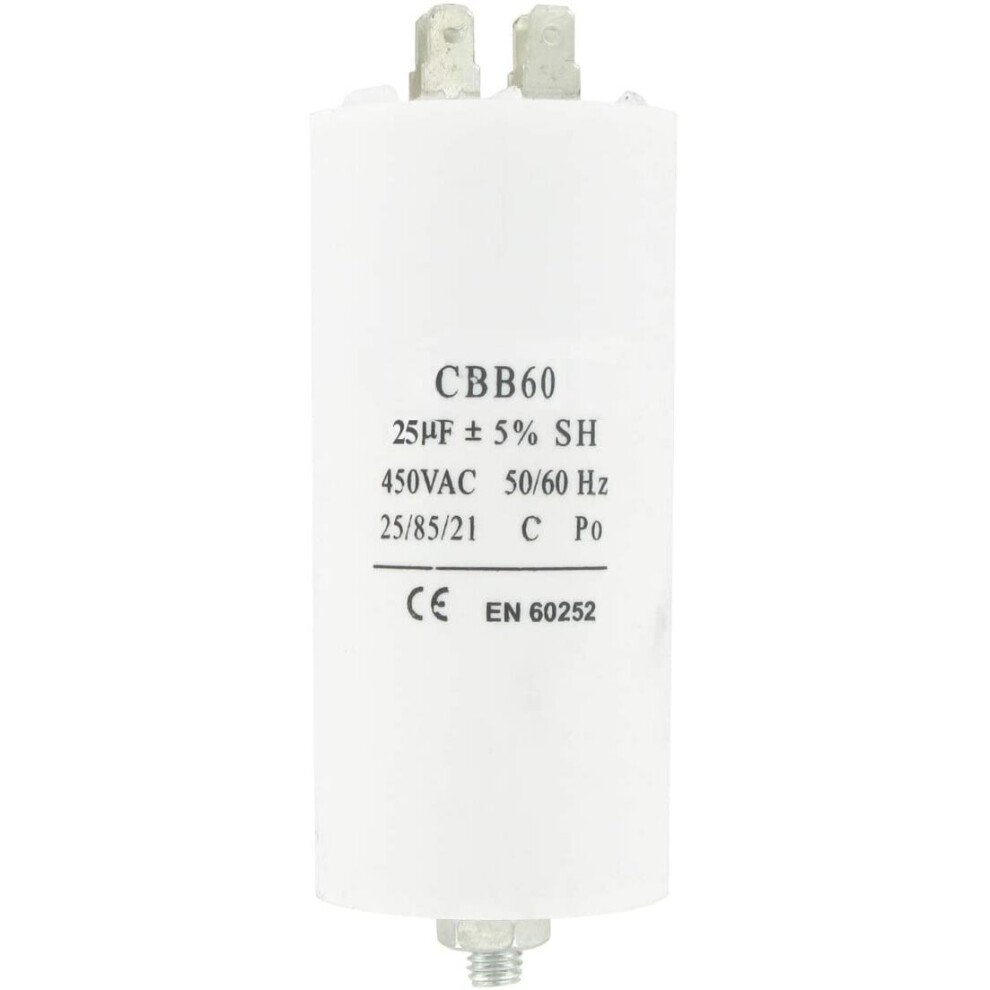 Paxanpax Pld057 Universal Capacitor 25Uf, 25Mfd, 450Vac 5053197096962