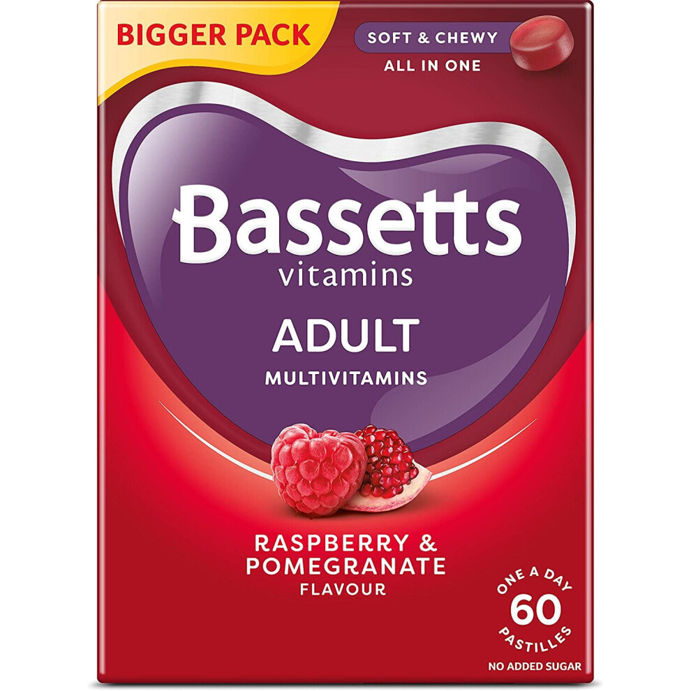 Bassetts Vitamins Adults Multivitamins 60's, 184 g