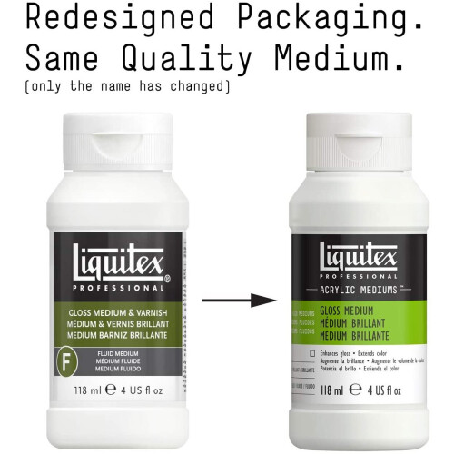 Liquitex Professional Gloss Fluid Medium & Varnish, 118 Ml 1