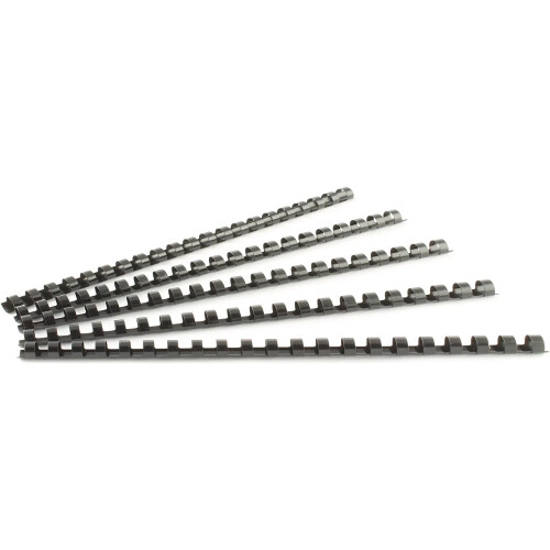 Q Connect 12mm Binding Comb - Black (Pack of 100)