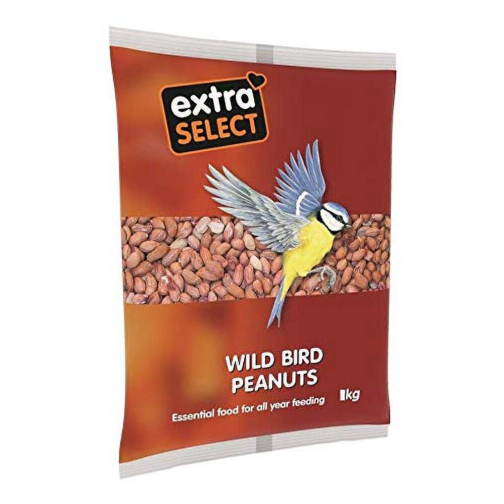 Extra Select Peanuts Wild Bird Food, 3 kg 3 kg Peanuts