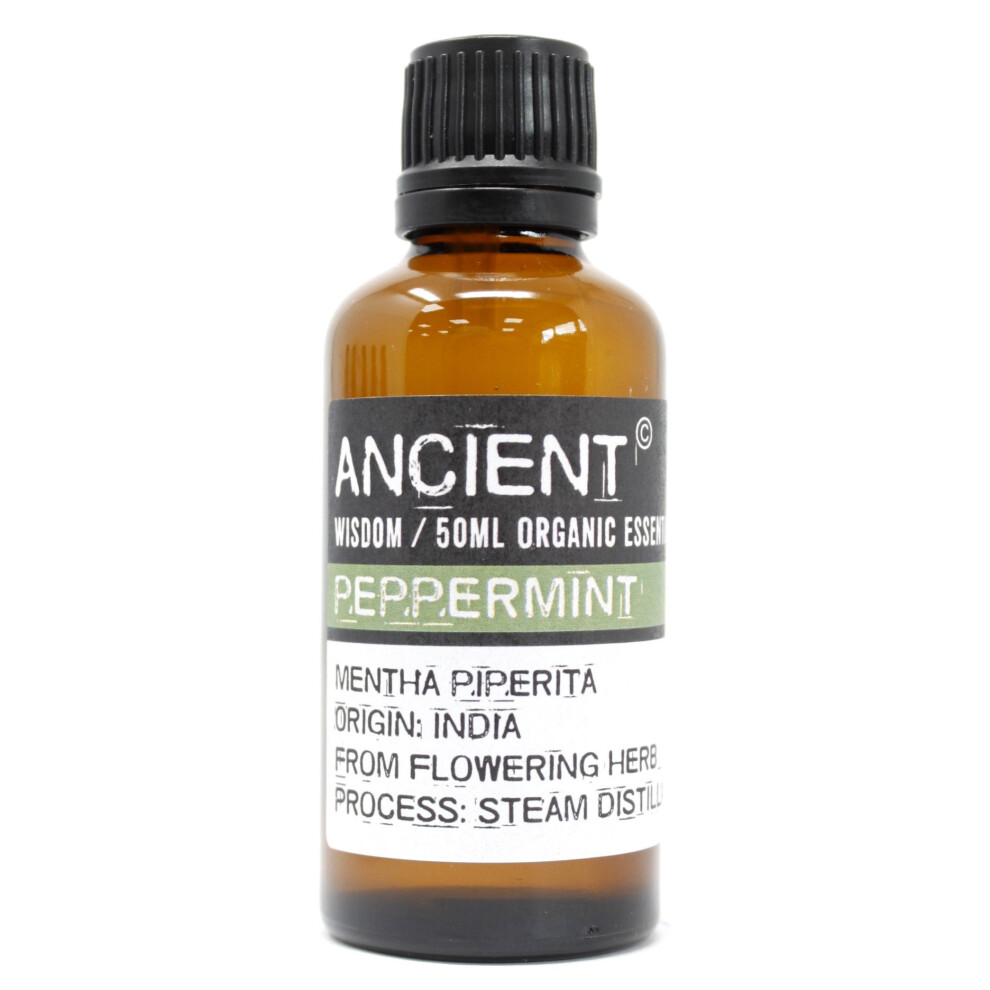 Ancient Wisdom Peppermint Organic Essential Oil 50Ml