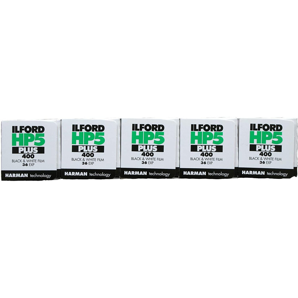 Ilford Hp5+ 35Mm, 36 Exposures, 5 Rolls Black/White/Light 610696429254