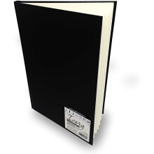 Daler Rowney - Ivory Artist's Hardback Sketch Book - 90gsm - 78 Removable Pages - A4 Portrait