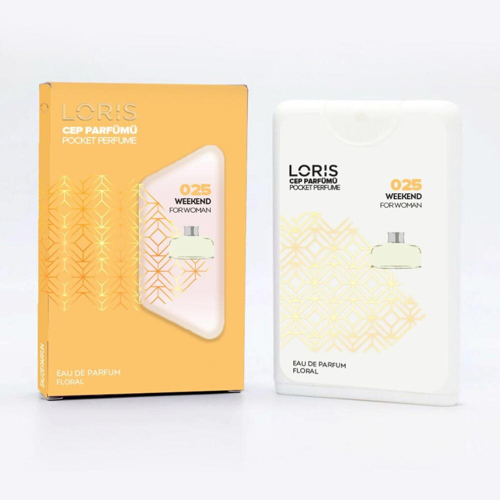 Loris Pocket Perfume 'Weekend' 20Ml, Floral Fragrance