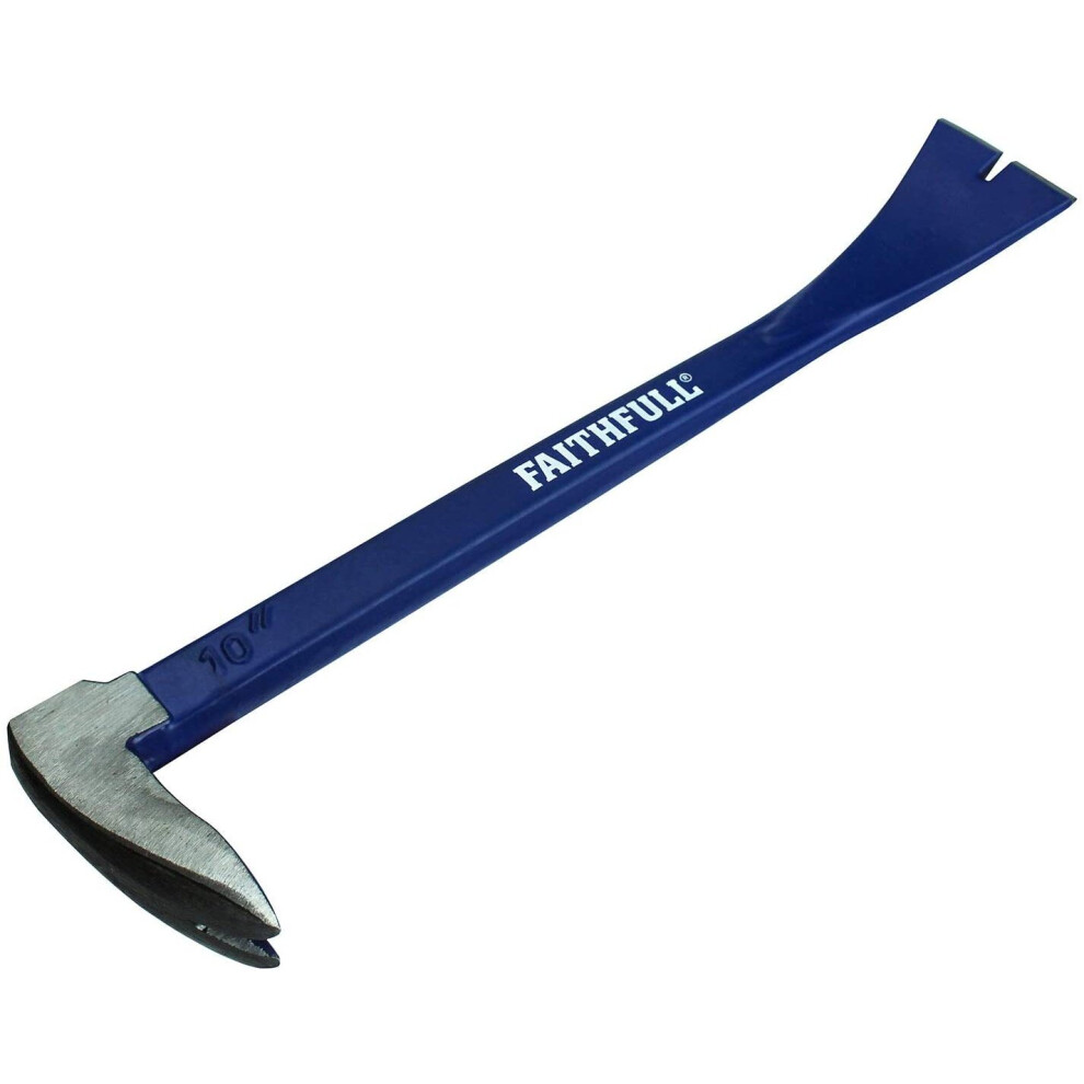 Faithfull FAIPRYNL10 Pry Bar / Nail Lifter 10in