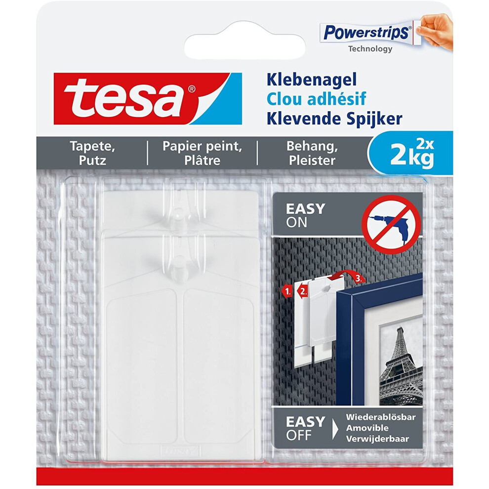 Tesa Adhesive Nail For Wallpaper & Plaster 2Kg 4042448340504