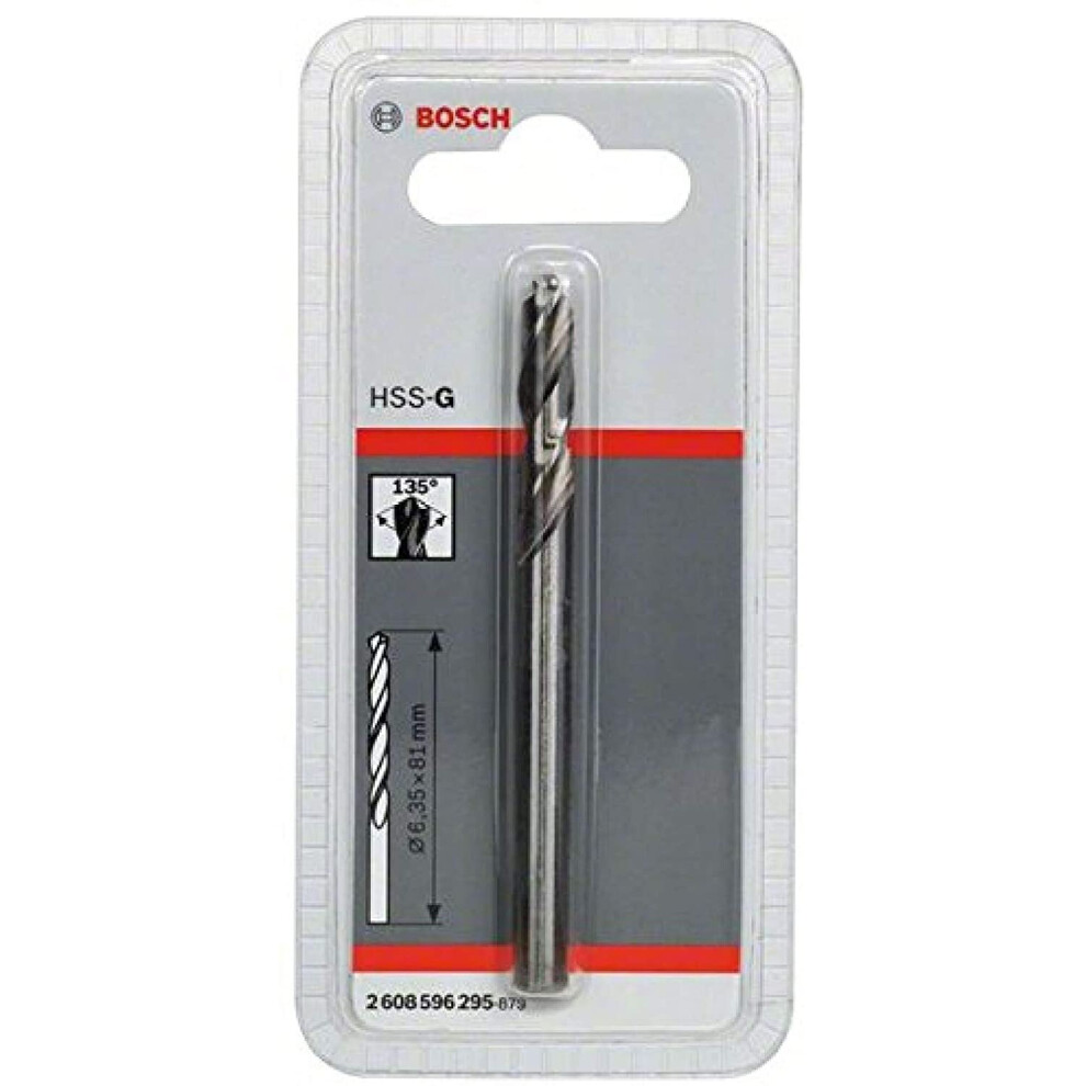 Bosch 2608596295 SDS-Plus HSS Pilot Drill for Hex Shank Arbor, 81mm