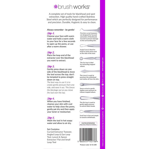 Brushworks Blackhead & Blemish Remover Set 1
