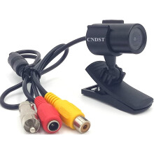 CNDST CCTV 1/3 Sony 1000TVL Hd Mini Bullet Spy Security Camera with Clip 2.8mm 120degree Mini Hidden CCTV Surveillance Camera Analog