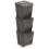 Prosperplast Prosperplast Sortibox Bin Containers, 3 x 20L Rubbish and Waste Separation System, (Grey) 1