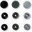 Prym Prym Fasteners, Grey, One 2