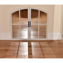 72X65Cm New Shape Window Style Stylish Decor Mirror Wall Mirror White