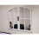 72X65Cm New Shape Window Style Stylish Decor Mirror Wall Mirror White 7
