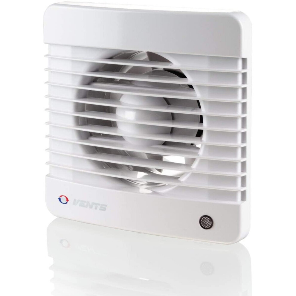 Vents Silenta Extractor White Fan Standard -Energy Saving And Quiet 100Mm 5060407914916