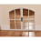 72X65Cm New Shape Window Style Stylish Decor Mirror Wall Mirror White 4