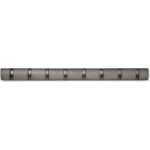 Umbra 8 Flip Wall Mounted Floating Rack – Modern, Sleek, Space-Saving Hanger with Retractable Hooks to Hang Coats, Scarves, Purses and More,