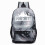(Grey) Luminous Fornite Backpack Glow In The Dark Backpack 1