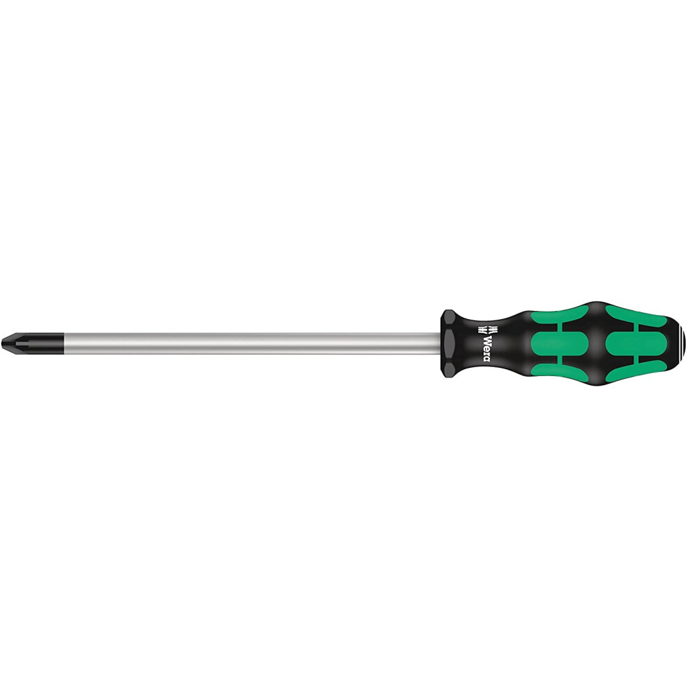 Wera 355 Pz Kraftform Screwdriver, Pozidriv Pz 4 X 200 Mm, 05009325001 4013288004086
