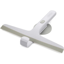 Joseph joseph - 70560 - EasyStore Raclette da doccia sottile con gancio di stoccaggio, accessori per la doccia, bianco/grigio