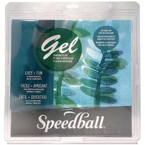 Speedball Gel Printing Plate, 12" x 12"