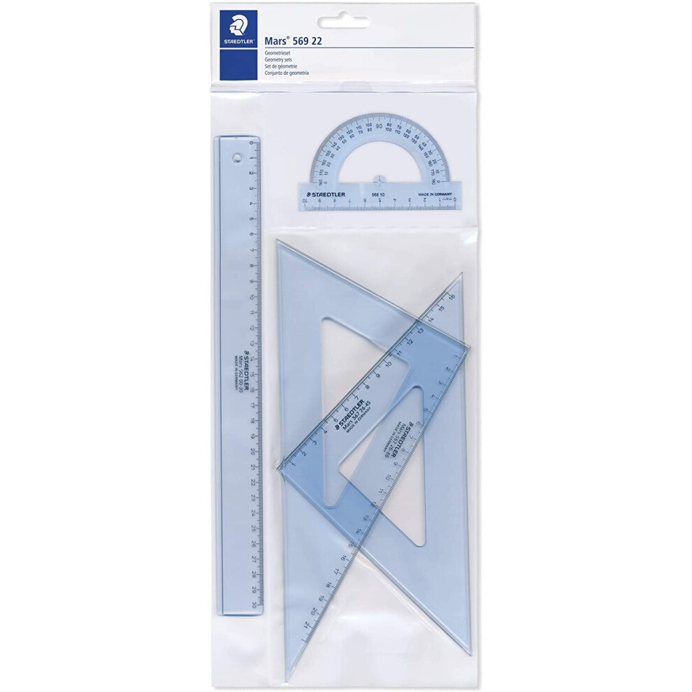 STAEDTLER Mars 569 22 Large Geometry Set (4 Pieces)