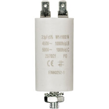 Kapacitor 450V + Erde 2.5uf / 450 v + Aarde