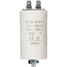 Kapacitor 450V + Erde 14.0uf / 450 v + Aarde
