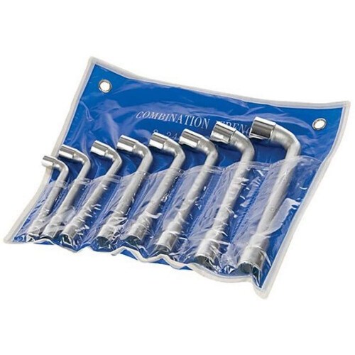 Silverline Silverline 755060 L-Shaped Socket Wrench Set 8-19 mm - 8 Pieces