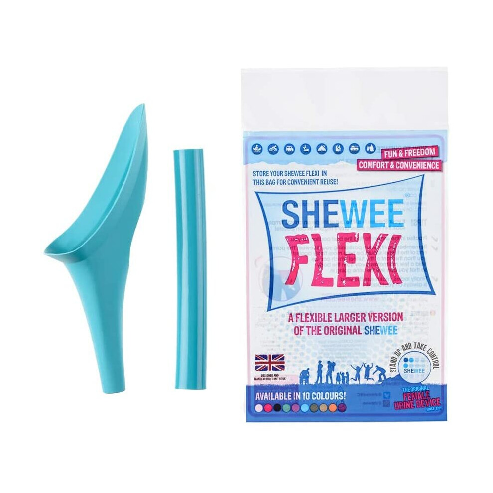 Shewee Flexi - Reusable Pee Funnel Â A Flexible, Larger Version Of The Original Female Urination Device Since 1999! Quickly, Easily And Discreetly,