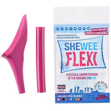 SHEWEE Flexi - Reusable Pee Funnel – A Flexible, Larger Version Of The Original Female Urination Device Since 1999! Quickly, Easily and Discreetly,