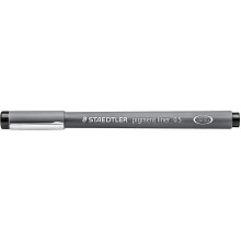 Staedtler 308 05-9 Fineliner Pigment liner - 0.5 mm, Black, Pack of 10