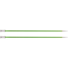 KNIT PRO KP47267 Zing: Knitting Pins: Single Ended: 30cm x 3.50mm, 3.5mm, Green