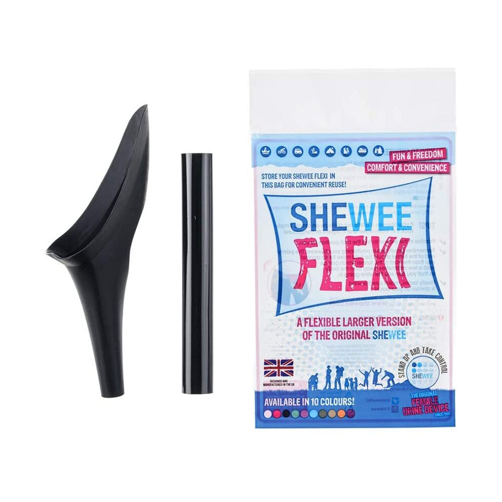 Shewee Flexi - Reusable Pee Funnel Â A Flexible, Larger Version Of The Original Female Urination Device Since 1999! Quickly, Easily And Discreetly,