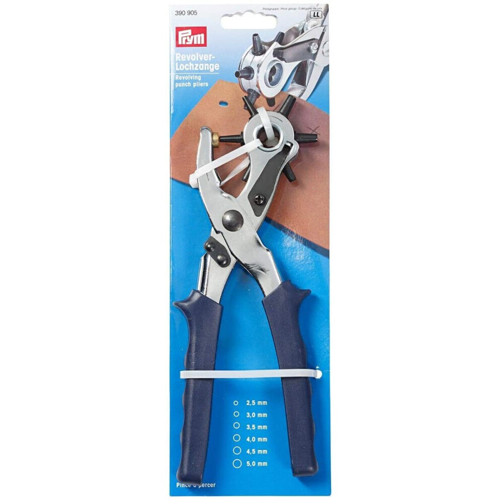 Prym PRYM_390905-1 Revolving Punch Pliers, Black