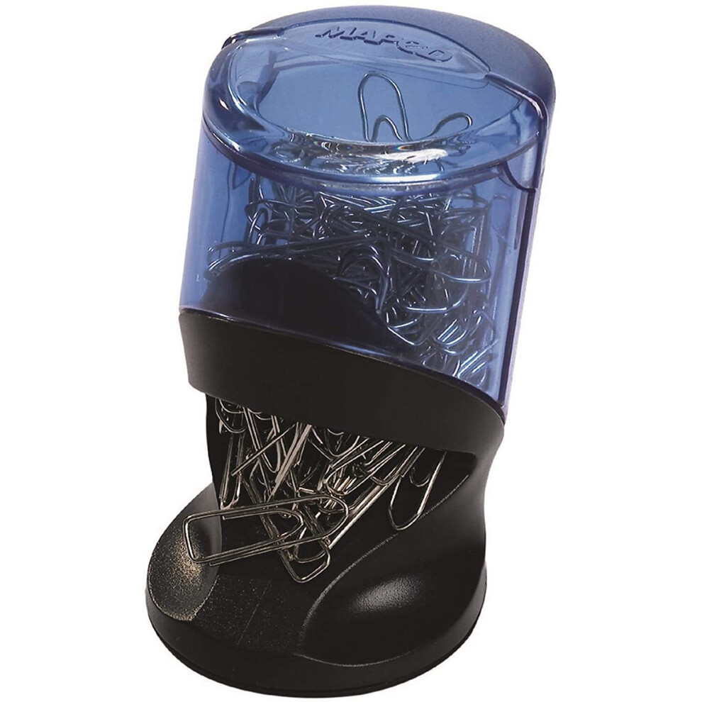 Paper Clip Dispenser Black With Approx. 100 100