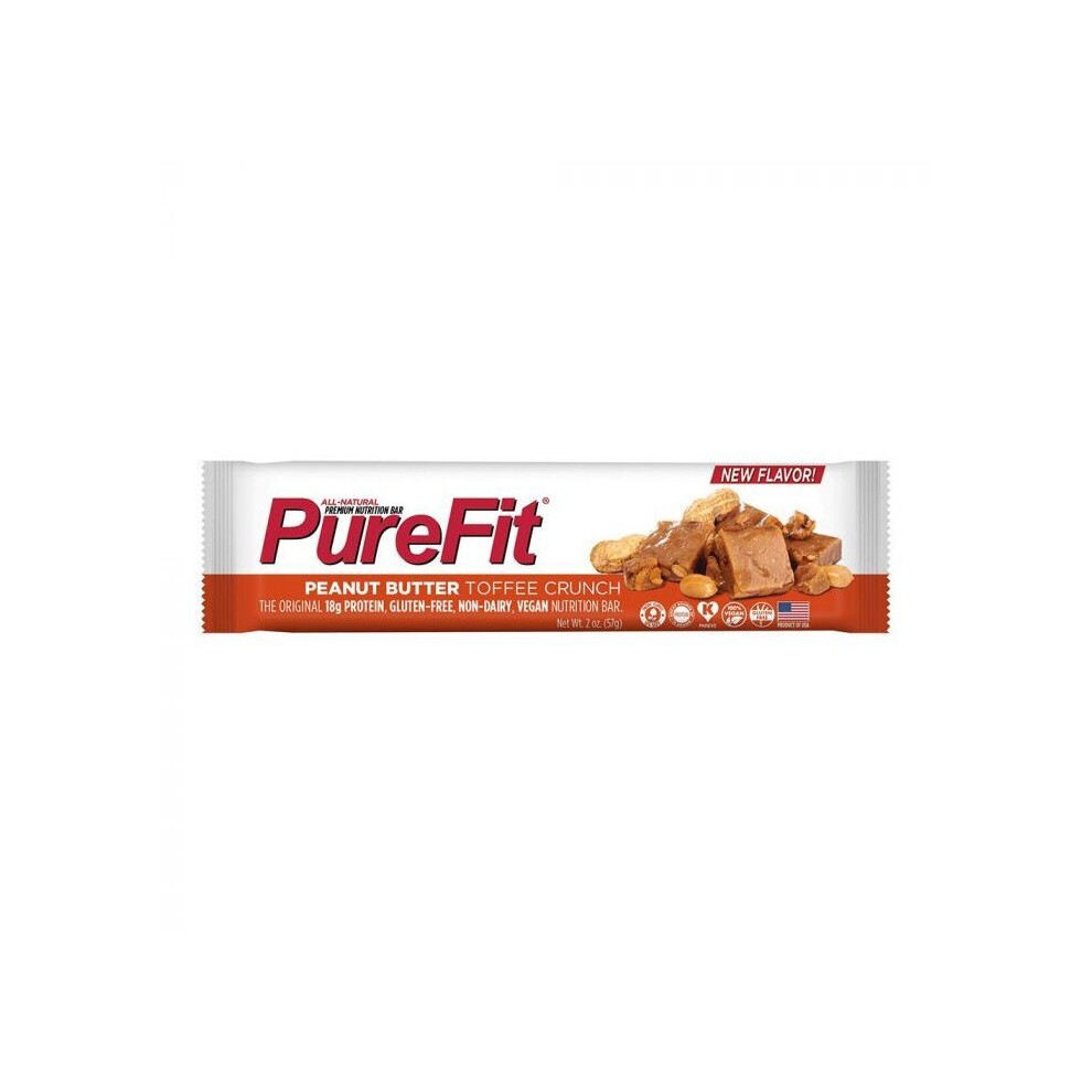 Purefit Peanut Butter Toffee Crunch Nutrition Bar 57 G 1'S