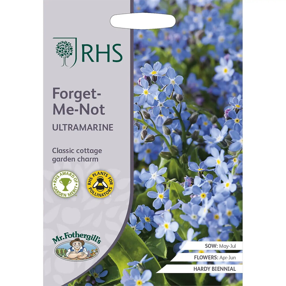 Mr Fothergill's Mr.fothergill's Rhs Grow Your Own Forget-Me-Not Ultramarine Seeds Pkt